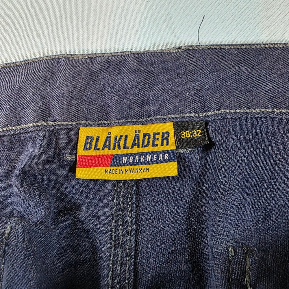 Blaklader Workwear FR Flame Resistant Cargo Pants Navy Blue 38x32 NFPA 2112 1636